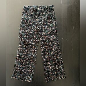 Art Class Floral Kids Jeans - Black Multi